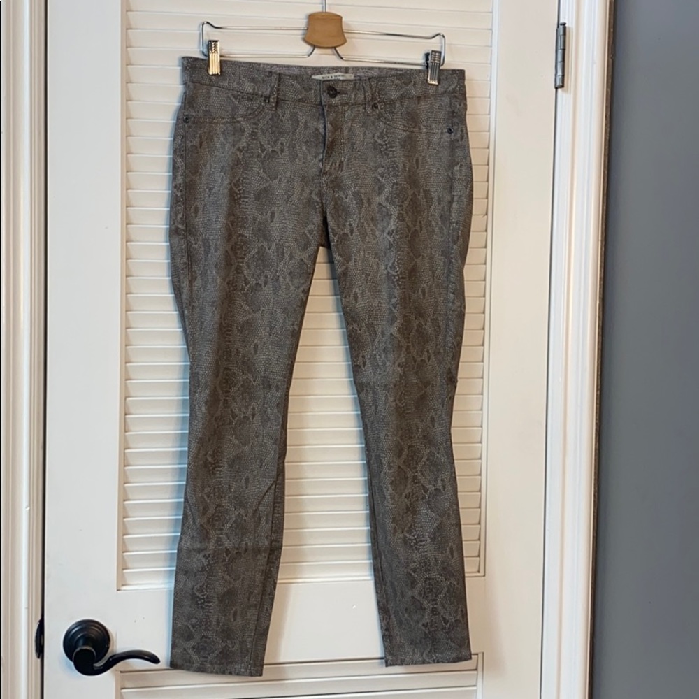 Rich & Skinny Snake Skin Print Jeans 31